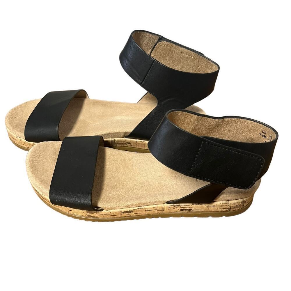 Soul Vegan Naturalizer Detail Platform Sandals Size Women's 7.5